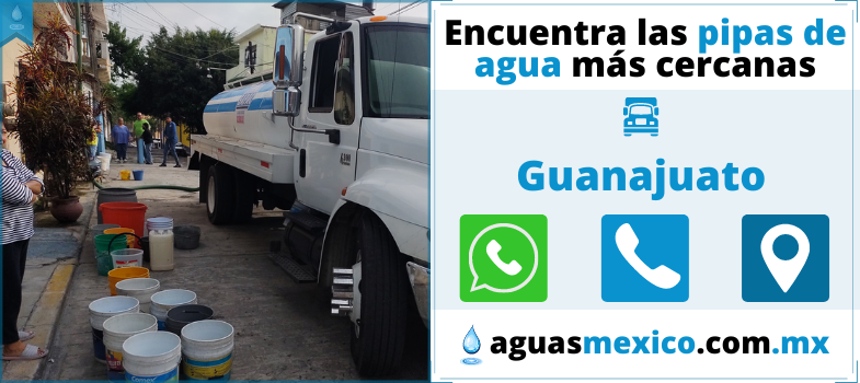 pipas de agua en Guanajuato